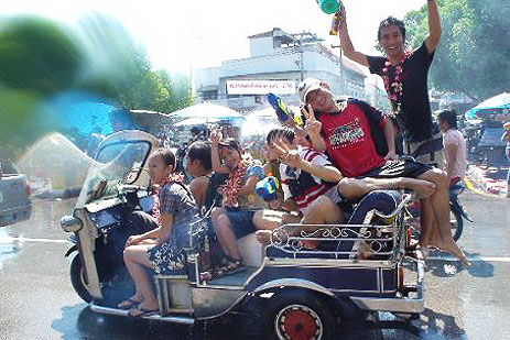 Phuket Water festival (Songkran festival) 
